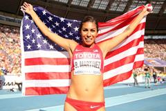 Brenda Martinez in the womens 800m at the IAAF World Athletics Championships Moscow 2013 (Getty Images)