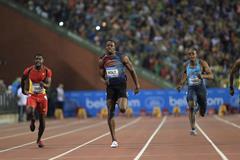 Usain Bolt winning the 100m at the 2013 IAAF Diamond League final in Brussels (Jean-Pierre Durand / IAAF)