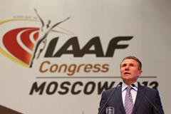 IAAF Vice President Sergey Bubka at the 49th IAAF Congress (Getty Images)