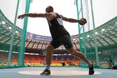 Robert Harting in the mens Discus Throw at the IAAF World Championships Moscow 2013 ()