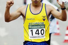 Jefferson Perez (ECU) wins Naumburg 20km (Getty Images)