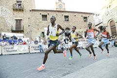 Wilson Kiprop on his way to victory at the 2013 Giro Podistico di Castelbuono (Organisers)
