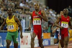 Alleyne Francique (GRN) wins the 400m final (Getty Images)