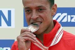 Adil Kaouch of Morocco with his short race bronze (Getty Images)