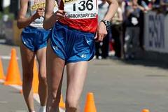 Olga Kaniskina on her way to the World Race Walking Cup 20km title in Cheboksary (IAAF.org)