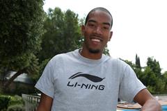 Christian Taylor at the pre-event press conference for the 2013 IAAF Diamond League meeting in Rome (Gianfranco Colombo)