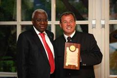 IAAF President and Mayor of Bressanone (Getty Images)