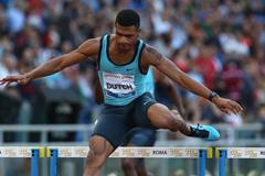 Johnny Dutch at the 2013 IAAF Diamond League in Rome (Giancarlo Colombo)
