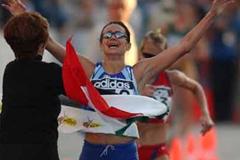 Alfridi wins women's 20km race in Torino (Peter Thompson AMS-IAAF)