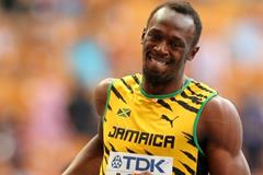 Usain Bolt in the mens 4x100m Relay at the IAAF World Athletics Championships Moscow 2013 (Getty Images)