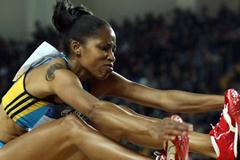 Bianca Stuart of the Bahamas competes in the Women’s Long Jump Final during day three - WIC Istanbul (Getty Images)