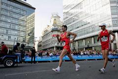 Francisco Javier Fernández en route to his win in La Coruña (Getty Images)