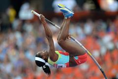 Yarisley Silva at the 2013 IAAF Diamond League in London (Kirby Lee)