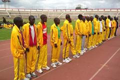 World Youth Championships team together after Kenyan trials at the Nyayo stadium, Nairobi (David Macharia)