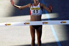 Paula Radcliffe wins the World Half Marathon in Vilamoura (Getty Images)