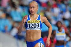 Ella Rasanen of Finland in action during the girls 400m qualification during day one of WYC Lille 6 July 2011  (Getty Images)