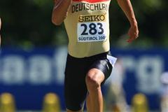 Steffen Klink of Germany during the Octathlon 100m (Getty Images)