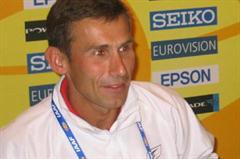 Robert Korzeniowski of Poland at the IAAF Press Conference in Naumburg (IAAF)