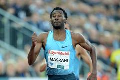 Youssef Al-Masrahi winning the 400m at the 2013 IAAF Diamond League meeting in Oslo (Jiro Mochizuki)