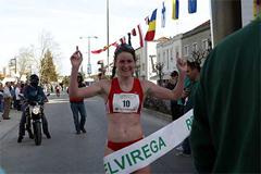 German Melanie Seeger after her win in Rio Maior (loc)