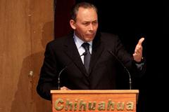 Jose Reyes Baeza, Chihuahua State Governor at the Opening Ceremony of the IAAF World Race Walking Cup (Getty Images)