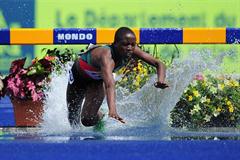 Despite an unplanned dip in the waterjump, Norah Jeruto Tanui took a commanding victory in Lille (Getty Images)