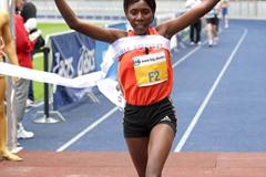 Peninah Arusei winning another Berlin 25k title (Victah Sailer)