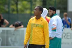 Traves Smikle of Jamaica makes history as Jamaica's first thrower to advance to a World Champs final (Paul Reid)