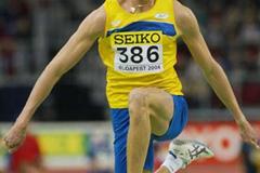 Christian Olsson (SWE) in action in the Triple Jump (Getty Images)