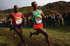 Kenenisa Bekele leading Joseph Ebuya - Edinburgh 2008 (Getty Images)
