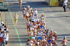 A general view of competitors in the women's 20km race in Chihuahua (Getty Images)