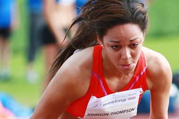Katarina Johnson-Thompson, the Day 1 leader in Kladno (Jan Kucharcik)