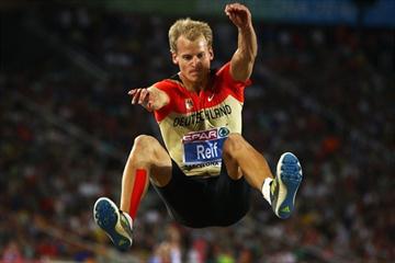 Christian Reif sails to a world-leading 8.47m in Barcelona (/ Bongarts)