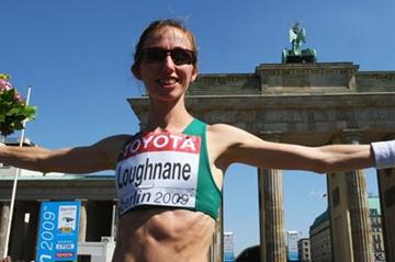 Olive Loughnane with her silver medal in Berlin 2009 (Getty Images)