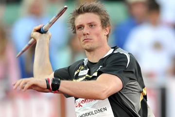 Defending his turf - Andeas Thorkildsen wins in Oslo (Mark Shearman)