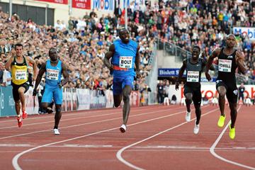 Usain Bolt edges Asafa Powell in Oslo (Mark Shearman)