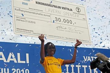Vattenfall Elite Games series winner Laverne Spencer (Paula Noronen)