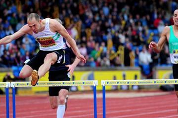 Dai Greene secures his Olympic berth in Birmingham (Getty Images)
