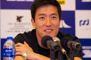 Familiar territory - Liu Xiang in the spotlight in Shanghai (Errol Anderson)
