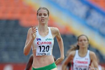 Georgia Wassall in the girls 800m at the IAAF World Youth Championships 2013 (Getty Images)