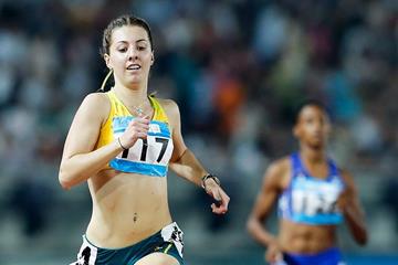 Jessica Thornton winning the 400m at the 2014 Youth Olympic Games (Getty Images)