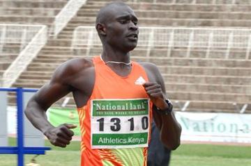 David Rudisha at the Kenyan Olympics Trials (Muthoni Njuki (Capital FM))
