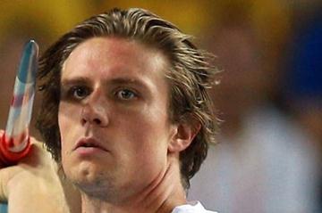 Andreas Thorkildsen of Norway competes in the men's javelin final (Getty Images)