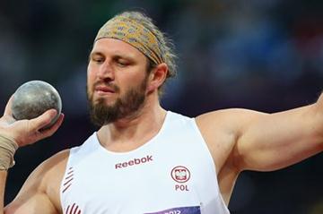 Tomasz Majewski of Poland competes in the Men's Shot Put Final on Day 7 of the London 2012 Olympic Games at Olympic Stadium on August 3, 2012 (Getty Images)
