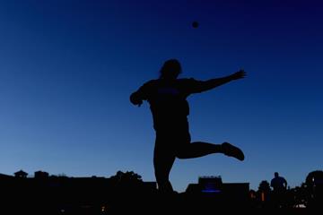 Shot putter in action (Getty Images)