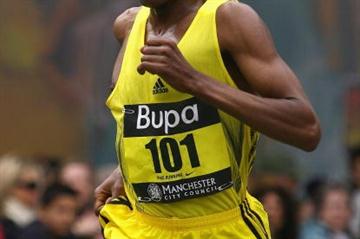 Haile Gebrselassie running in the 2009 BUPA Great Manchester Run (10km) (Getty Images)