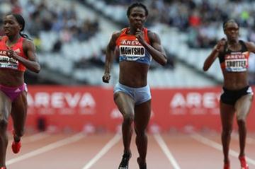 World champion Amantle Montsho takes the 400m in the Stade de France (Jean-Pierre Durand)