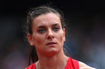 Yelena Isinbayeva of Russia competes in the Women's Pole Vault qualification on Day 8 of the London 2012 Olympic Games at Olympic Stadium on August 4, 2012 (Getty Images)