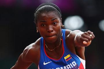 Caterine Ibarguen of Colombia competes in the Women's Triple Jump qualification on Day 7 of the London 2012 Olympic Games at Olympic Stadium on August 3, 2012 (Getty Images)