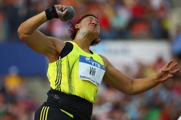 Valerie Vili smashes her own Commonwealth and national Shot record with a world-leading 21.07m (Getty Images)